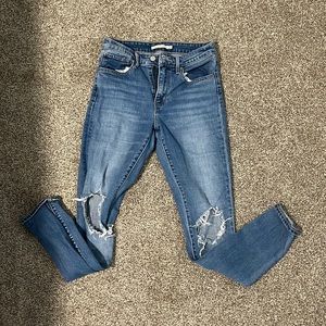 Levi 721 skinny jeans